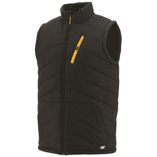 Caterpillar - Gilet matelassé sans manche noir - Taille XXL - Nylon 60 g/m² - EPI Homme