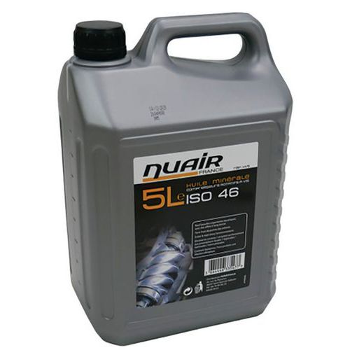 Huile Minérale Iso 46 Pour Compresseurs Rotatifs à Vis - 5l