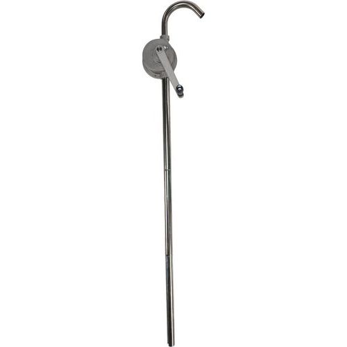 Manutan Expert - Pompe manuelle rotative inox - Corps Inox, Débit 0.24 L, Tube 1016 mm, 25.4 mm sortie