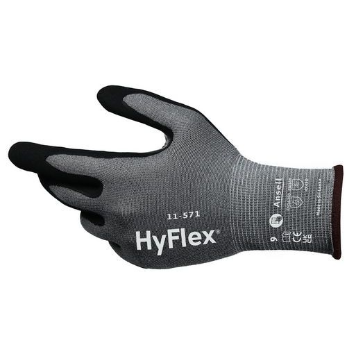 Ansell - 12 Gants légers anti-coupure supérieure EN ISO F Hyflex 11-571 - Ansell