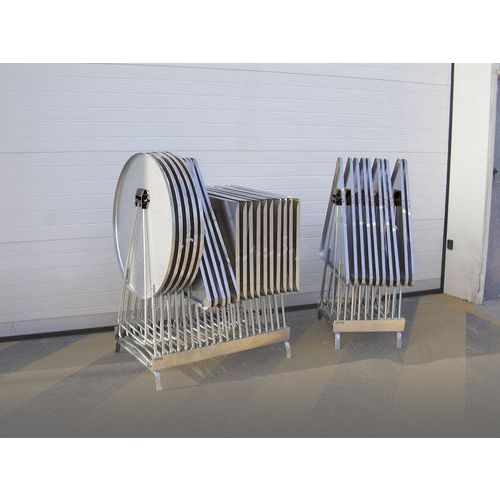 Kelias - Rack Panneaux Temporaires Acier - 20 Panneaux - 1010x780mm - Garantie 2 Ans