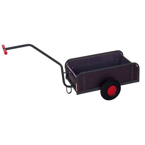 Chariot Manuel Avec Bordures - Anthracite - Zu-1280