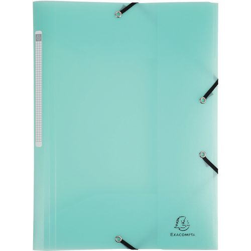 Chemise à lastiques Vert Pastel En Polypropylène A4