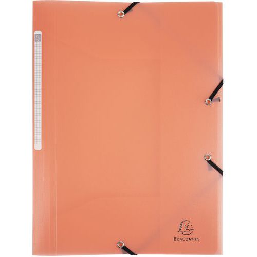 Chemise à lastiques Corail En Polypropylène A4