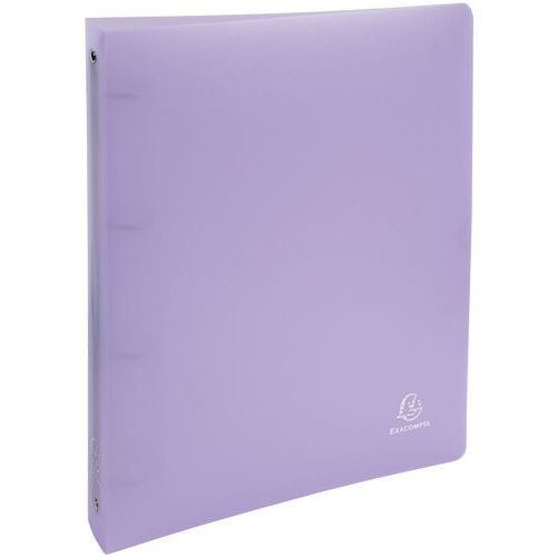 Classeur à 4 Anneaux En Polypropylène A4 Maxi Mauve