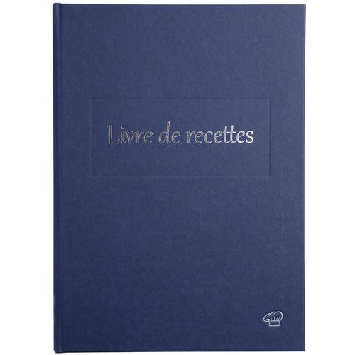 Livre De Recettes De 96 Pages En Bleu