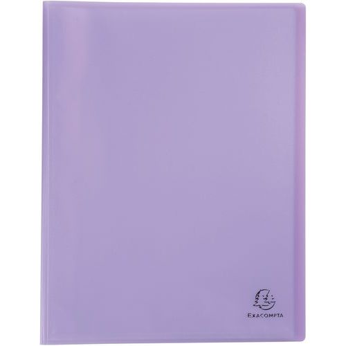 Protège-document Semi Rigide Mauve Pastel A4 à 80 Vues
