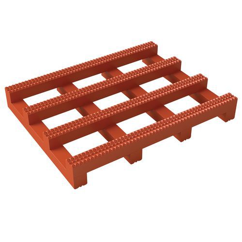 Caillebotis Alimentaire Herongripa Terracotta 60 Cm X 5 M