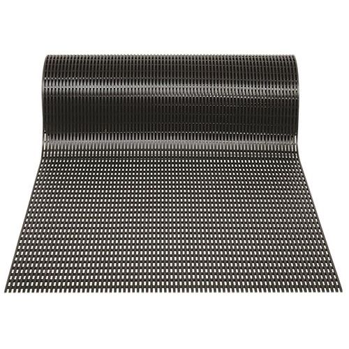 Caillebotis Pvc Heronair En Rouleau Noir 50 Cm X Ml