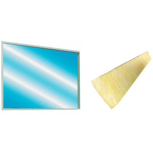 Double vitrage et isolation plafond pour cabine 4x3m - 3m x 4m - Isolation renforcée - Garantie 3 ans