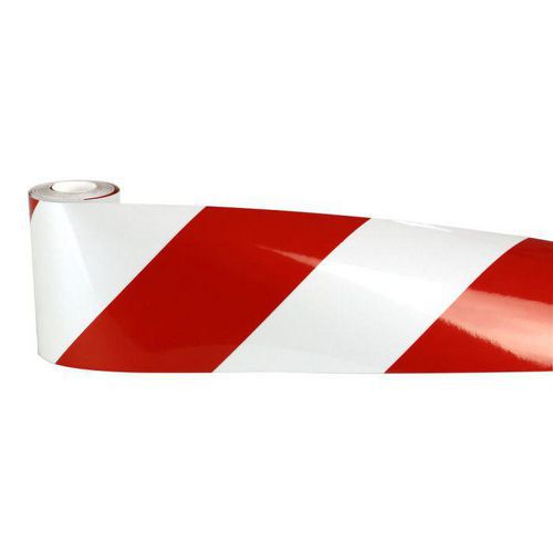 Film Rétroréfléchissant - Rouge/blanc - Novap