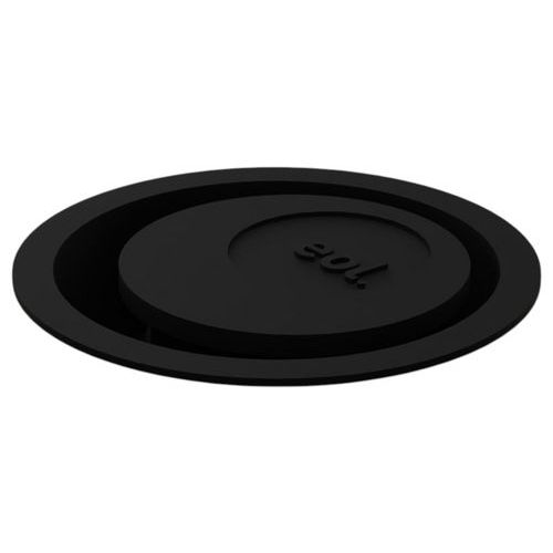 EOL - Obturateur passe-câbles bureau Ø 80 mm Noir ABS - 60% recyclé - Éco-responsable