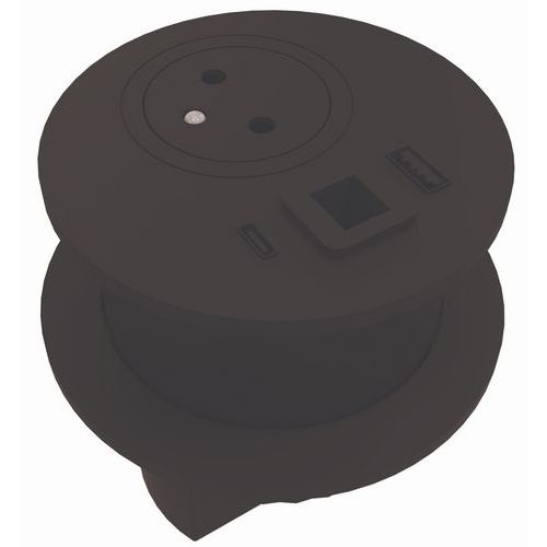 Obturateur Pour Connexion Directe À 4 Prises - Noir