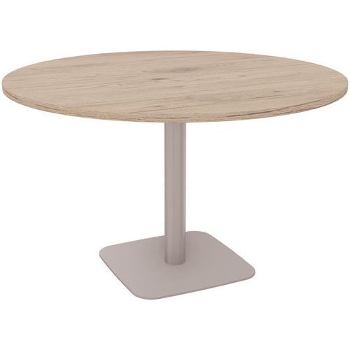 Table De Réunion 120xh735 Cm Ép.25mm Brunswick/gris Alu