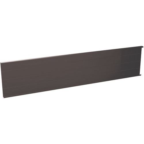EOL - Voile de fond métallique noir 130cm - Accessoire bureau éco-responsable