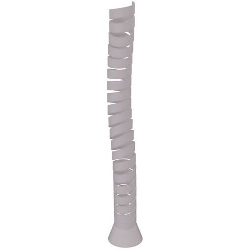 EOL - Montée de câble extensible gris alu 130 cm - 60% recyclé - Éco-responsable