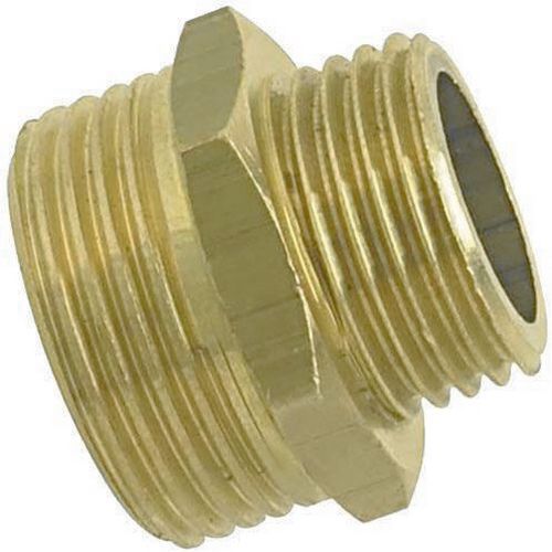 Boutte - Mamelon double mâle réduit - Laiton 26x34mm (1) 20x27mm (3/4) - Raccord plomberie durable
