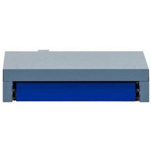 Tiroir d'établi bleu en acier - 7 cm de hauteur - Modul System - Éco-responsable