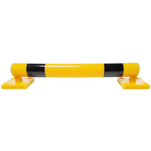 Viso - Poutre de protection flexible 800mm jaune/noir - Polyuréthane - Intérieur/Extérieur - Fixation à visser - Idéal entrepôt et parking