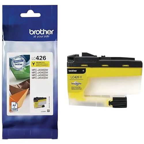 Cartouche Dâ€™encre Capacité Standard Lc426y Jaune - Brother