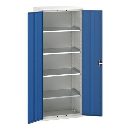 Bott - Armoire d'atelier Verso 2000x800x550mm - Acier Bleu - 2 Portes - Charge 1000kg - Livrée montée