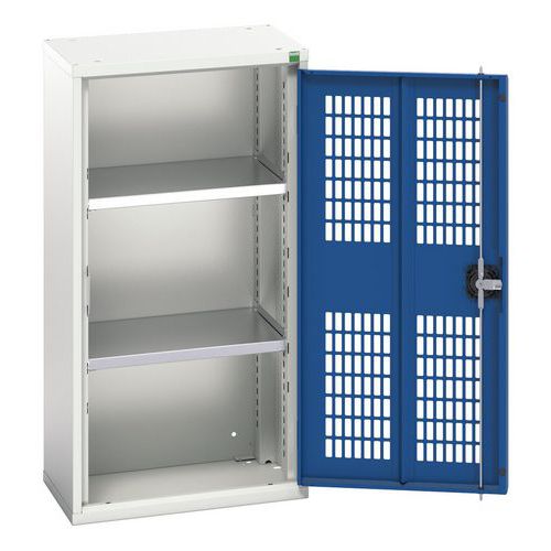 Armoire porte ventilée Verso - 525x350x1000mm, 2 étagères - Bott