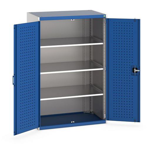 Armoire lourde Cubio perfo 65cm - L 1050 mm + 2 tablettes - Bott