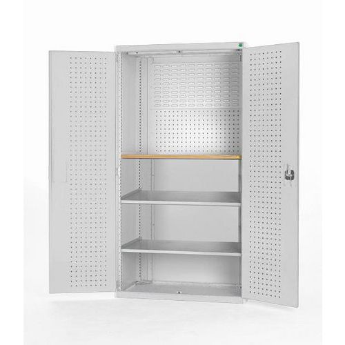 Armoire Cubio gris clair 160kg/tablette 1300mm 2 tablettes - Bott