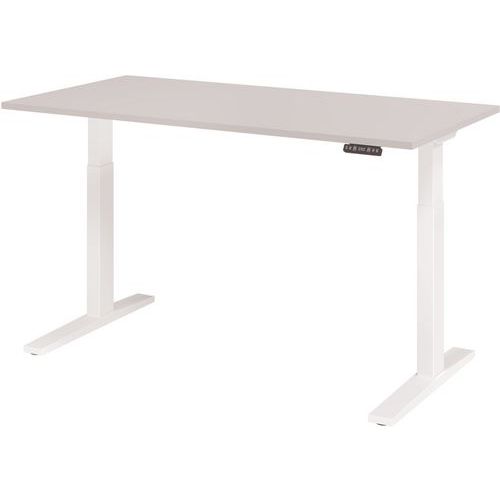 Bureau Électrique Xmka12 -160 X 80 Cm Gris