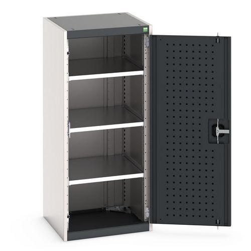 Armoire Cubio 1 Porte 2 Tablettes 525mm Gris Bott