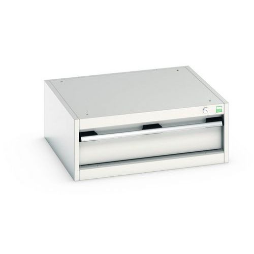 Bloc-tiroirs établi Cubio 1 tiroir gris clair - Bott