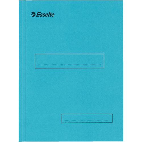 Sous-dossier En Carton Kraft A4 1 Rabat Bleu