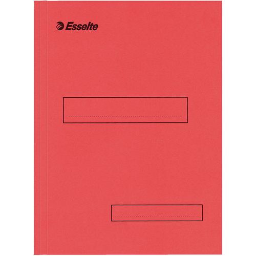 Sous-dossier En Carton Kraft A4 1 Rabat Rouge