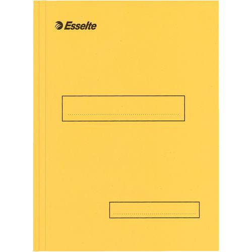 Sous-dossier En Carton Kraft A4 1 Rabat Jaune