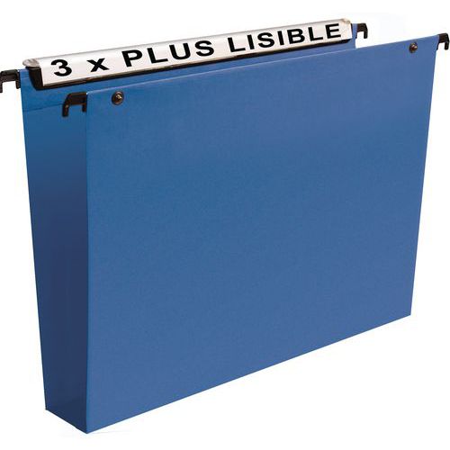 Dossier Suspendu Tiroir Vmg Visioplus Polypro Fond 50bleu