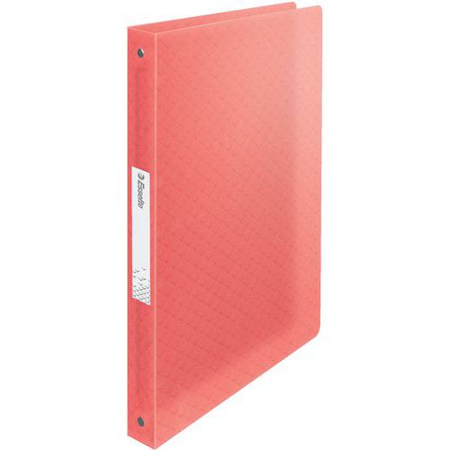 Classeur 4 Anneaux Colour'breeze Corail