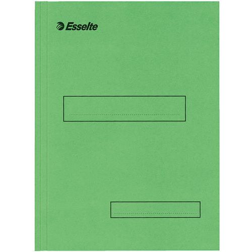 Sous-dossier En Carton Kraft A4 2 Rabats Vert