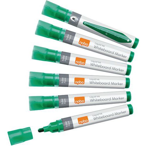Marqueur Tableau Liquid Ink Pointe Ogive Pack 10 Vert