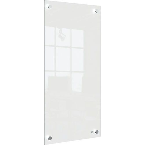 Tableau Blanc En Verre Petit Format 300x600mm Blanc