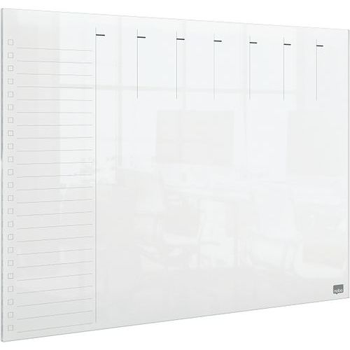 Mini Tableau Blanc Hebdomadaire A3 De Bureau Ou Mural