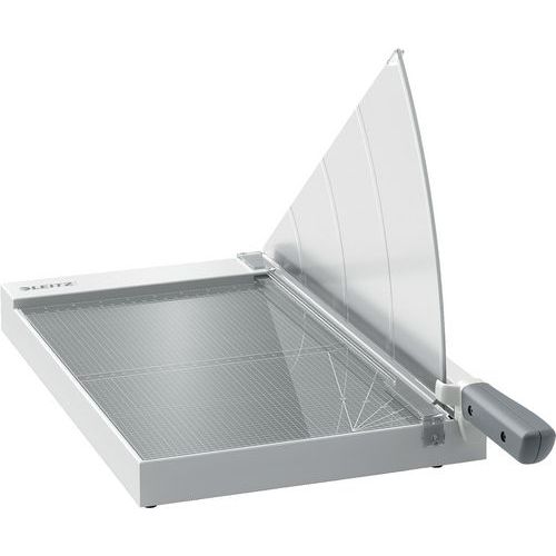 Leitz - Cisaille de bureau A4+ Anthracite - Coupe 15 feuilles - Faisceau laser - Emballage recyclable