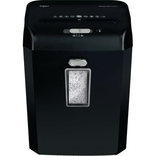 Destructeur De Documents De Papier Coupe Croisée Promax Qs Rex623 Noir