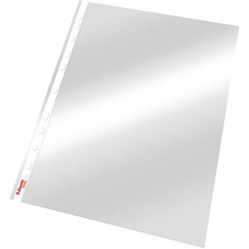 Pochette Perforée A4 - 55 Microns - Transparent