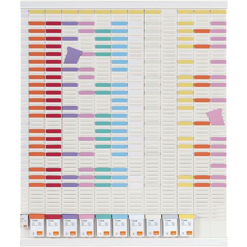 Kit Planning 13 Colonnes 54 Fentes Blanc