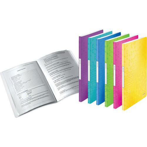 Protège-documents Wow A4 Polypro 40 Vues Assortis