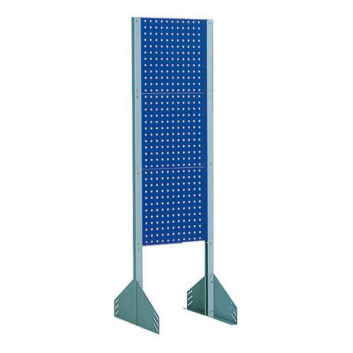 Bott - Rack de panneau simple face 0.5M - 3 panneaux - 1850mm H x 500mm L - Perforation Blue - Emballage écoresponsable