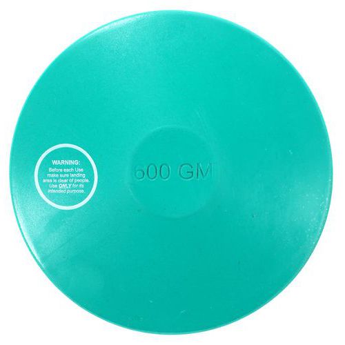 Casal Sport - Disque d'athlétisme School - 600g Caoutchouc - Initiation au lancer - Ø 15 cm