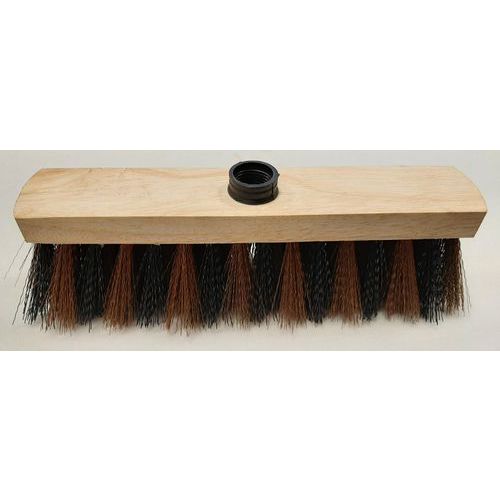 Maine Brosserie - Balai D zébré synthétique PET 29 cm Noir - Accessoire ménager efficace