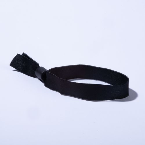 Avery - Bracelets d'identification tissu - Noir - Lot de 100 - 16mm x 345mm