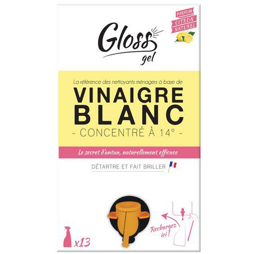 Gloss Ecocub Vinaigre Blanc Citron Gel 14° - 10l